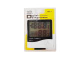 Цифровой термометр-гигрометр, часы HTC-1