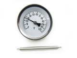Термометр биметаллический с пружиной d=63 мм, 0-120 С*