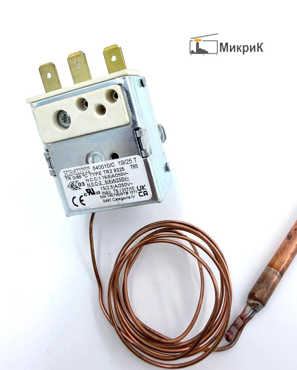 Термостат регулируемый 540010/C TR2 Тип 9325. 0-86 С