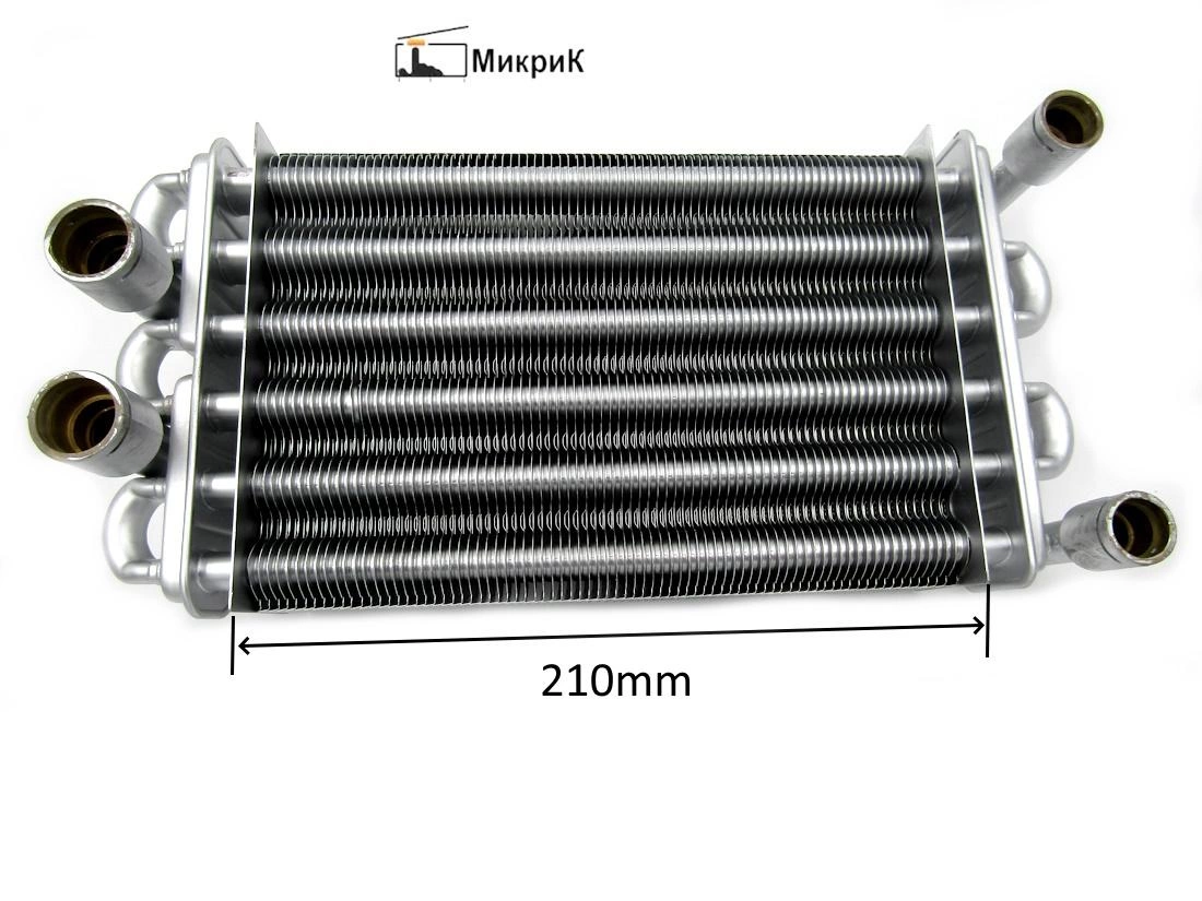 Теплообменник битермический Gazeco18-T-1,C-1, ROC